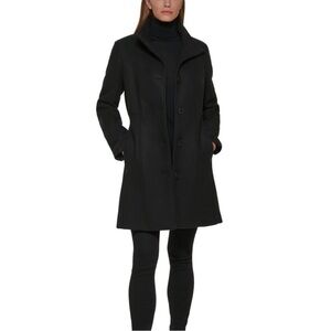Calvin Klein Black Women's Coat